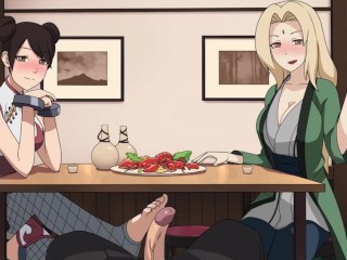 Naruto - Kunoichi Trainer - Part 7 - TenTen And Tsunade Footjob By LoveSkySanX